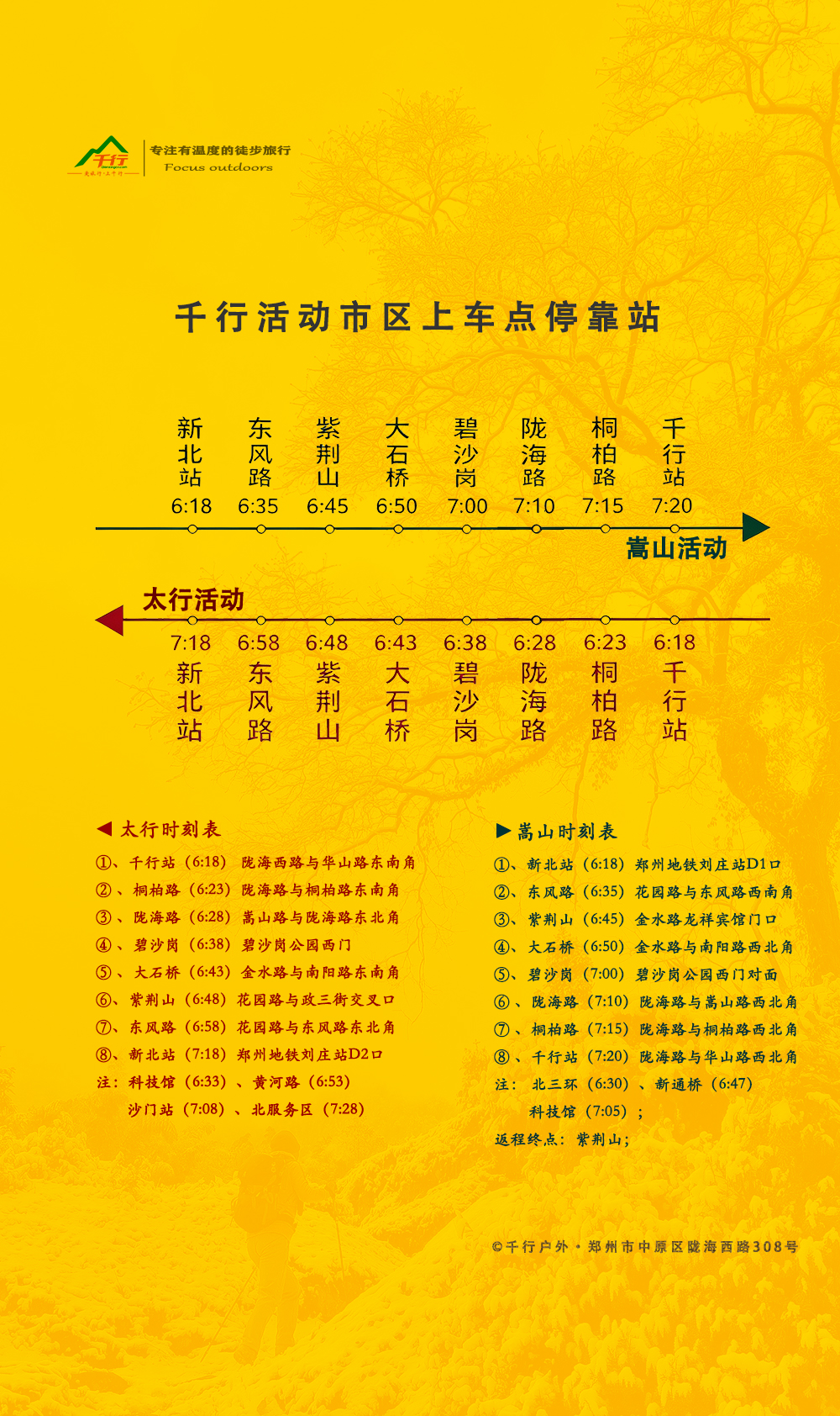 上车点行驶路线图